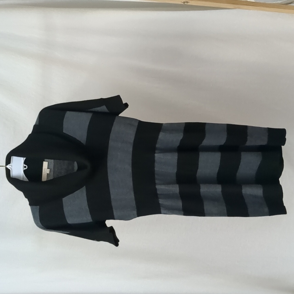 LOFT Striped Cowl Neck Sweater Dress Size M